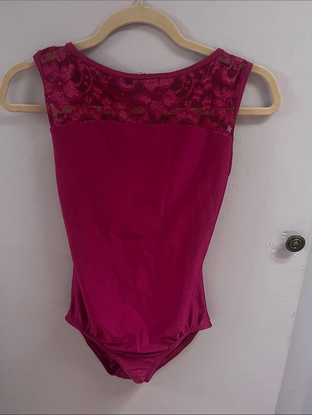 Women’s pink leotard